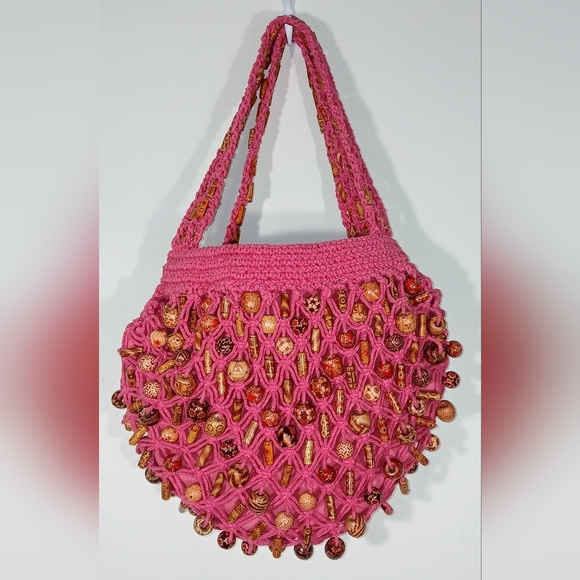 RARE LUNA DEL PINAL CROCHET HANDBAG. - Picture 1 of 8